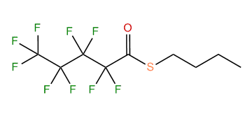 Perfluoro-pentan ethioic acid S-butyl ester